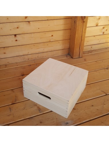 Medinė dėžė, kvadratinė, KTP30