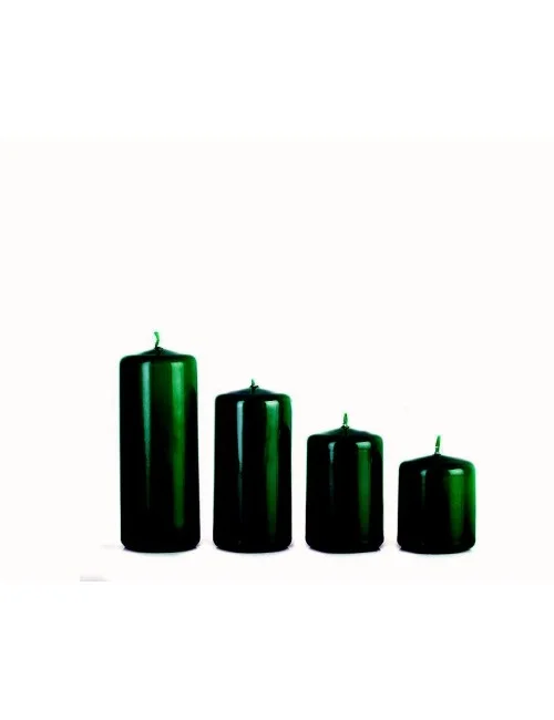 Cilindrinės žvakės, Tamsiai žalios
