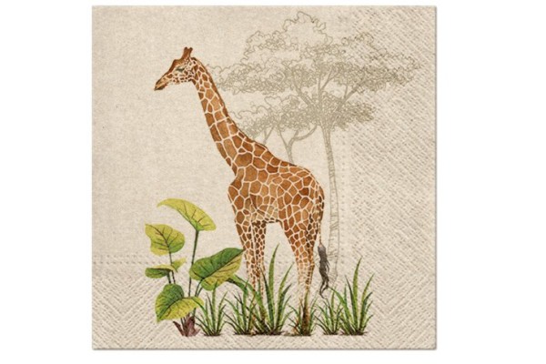 Servetėlės ekologiškos, Giraffe L, 20 vnt