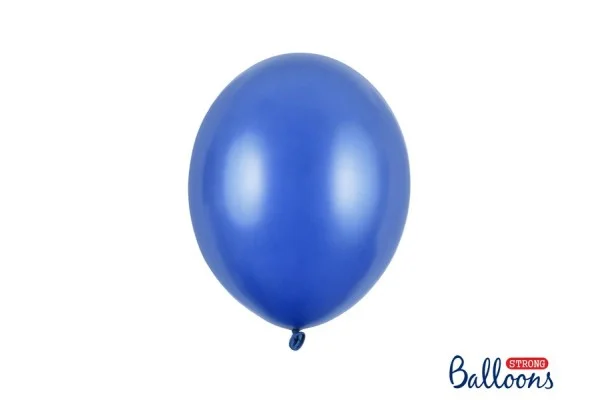 Balionai, Strong Metalic 27 cm, mėlyni, 100vnt
