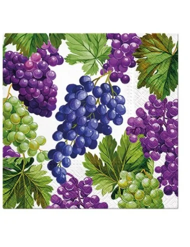 Servetėlės, Natural Grapes L, 20 vnt