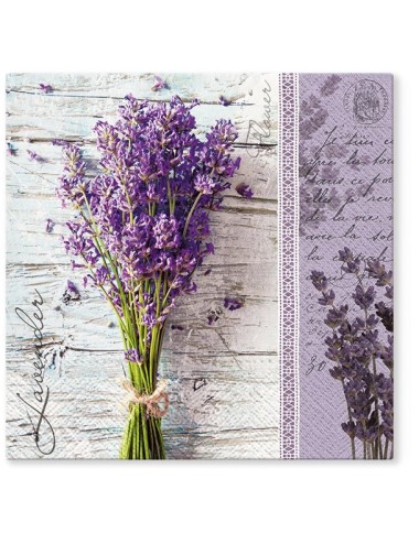 Servetėlės, Lavender Bauquet L, 20 vnt