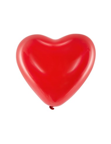 Balionai Širdelės, raudonos, 40 cm, 1 vnt