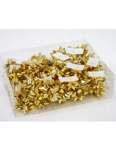 Kaspinai priklijuojami, Metalic auksiniai, D5cm, 50vnt