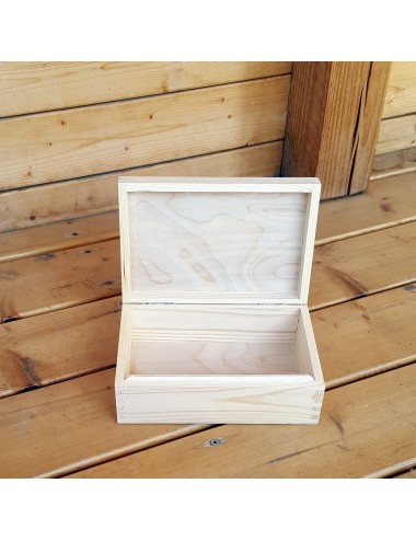 Medinė dėžutė, užspaudžiamu dangteliu, 30x20,5x9,2cm