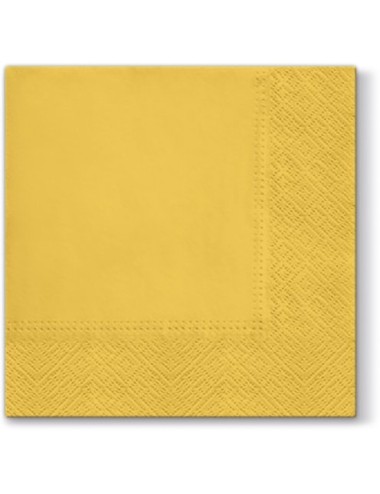 Stalo servetėlės, geltonos, 20 vnt