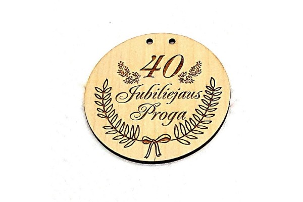 Medalis, 40, Jubiliejaus proga
