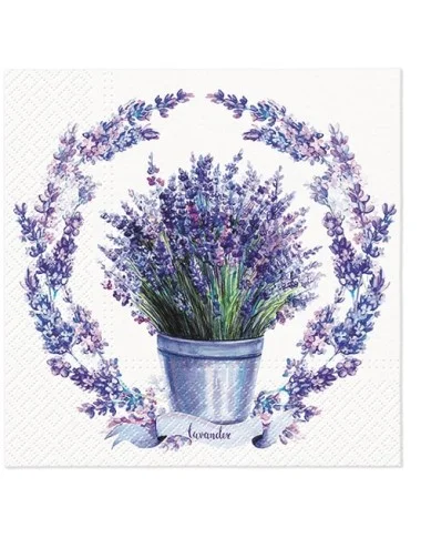 Servetėlės, Soft Lavender L, 20 vnt