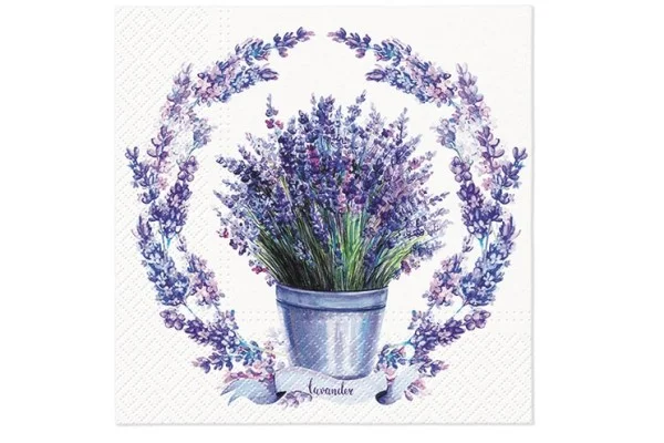 Servetėlės, Soft Lavender L, 20 vnt