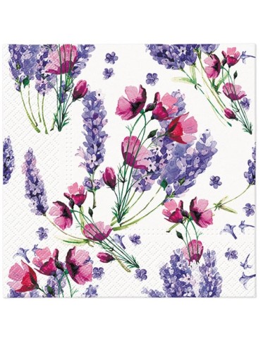 Servetėlės, Fragrant Lavender L, 20 vnt