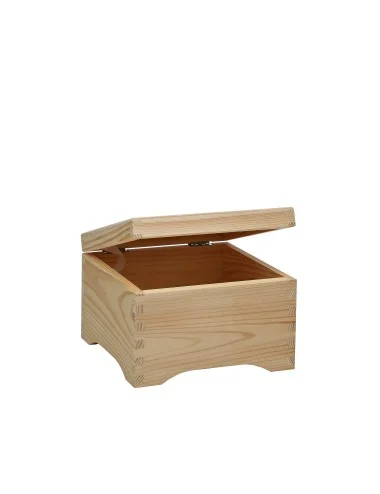 Medinė dėžutė, kvadratinė Retro