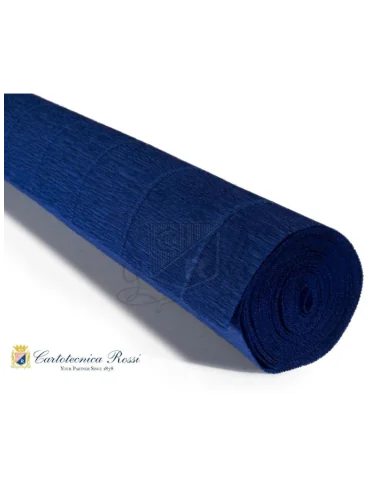 Krepinis popierius, mėlynas 555, 50x250 cm