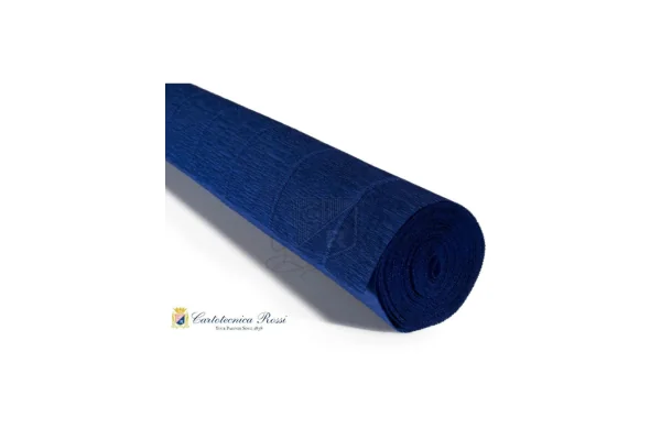 Krepinis popierius, mėlynas 555, 50x250 cm