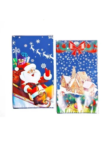 Celofaniniai Kalėdiniai maišeliai, mėlyni N2 20/35 cm, 50 vnt